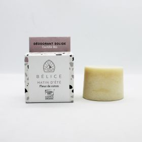 Déodorant Solide Bio - Matin d'été (Fleur de Coton) - 38g - Bélice