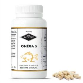 90 Gélules Oméga 3 - 500mg - MyPhytotek