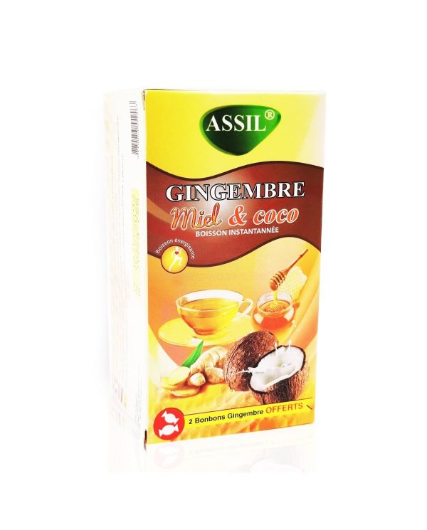 Tisane Gingembre Miel & Coco - 100% Naturelle - ASSIL