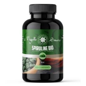 Spiruline Bio - 120 comprimés de 500mg - Nigelle Source