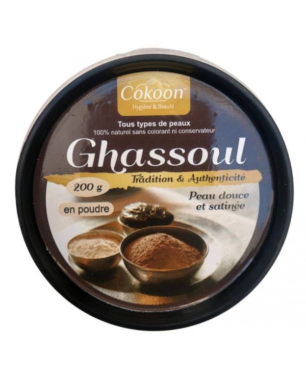 Ghassoul en poudre pour cheveux et corps 200g - Cokoon
