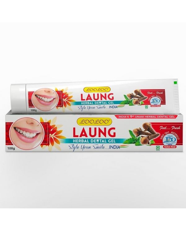 Dentifrice Herbal - Clou de Girofle (Laung) - 100% naturel & Sans fluor - 100g - LooLoo