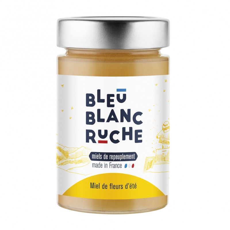 Miel de Fleurs d'été (Made in France) - 250g - Bleu Blanc Ruche