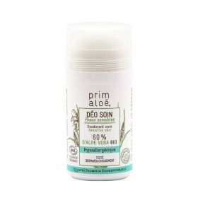 Déodorant Soin peaux sensibles à l'Aloe Vera Bio (60%) - 50 ml - Prim Aloé