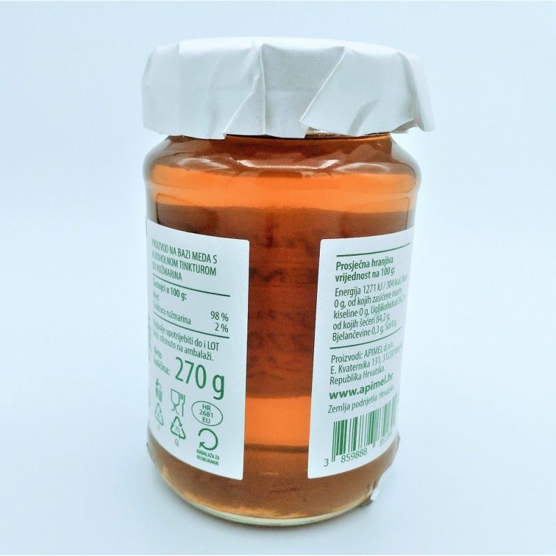 Miel de Romarin - 100% naturel - 270g - Apimel Premium