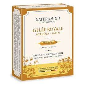 Gelée Royale BIO à l'Acérola et Sapin BIO - Ampoules (Made In France) - Naturamind