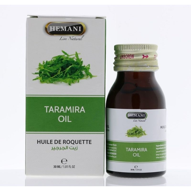 Huile de Roquette (Taramira Oil) - Cheveux & Peau - 30 ml - 100% Naturelle - Hemani