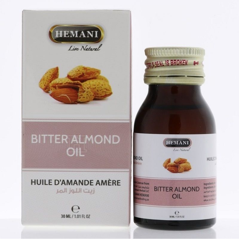 Huile d'Amande Amère (Bitter Almond Oil) - 30 ml - 100% Naturelle - Hemani