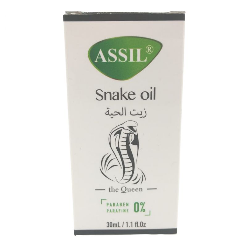 Huile de Serpent (Snake Oil - Cobra) pour cheveux - 30 ml - 100% Naturelle - ASSIL