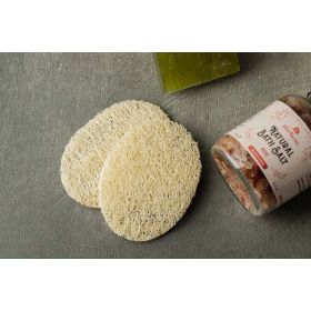 3 disques (Pads) exfoliants en LOOFAH (Luffa) - The Soap Factory