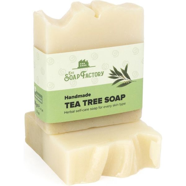 Savon Tea Tree artisanal - Visage, corps et cheveux - 100 g - The Soap Factory