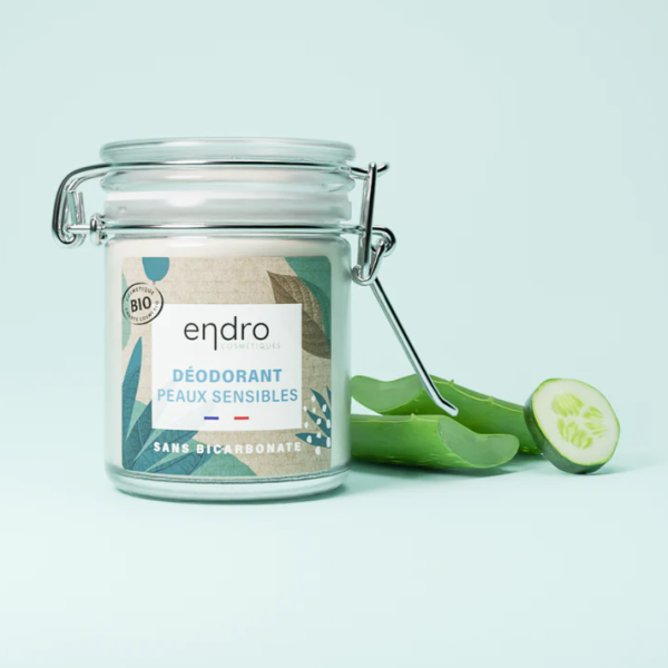 Déodorant Solide Bio - Peaux sensibles - Parfum Aloe Vera - 50ml - Endro