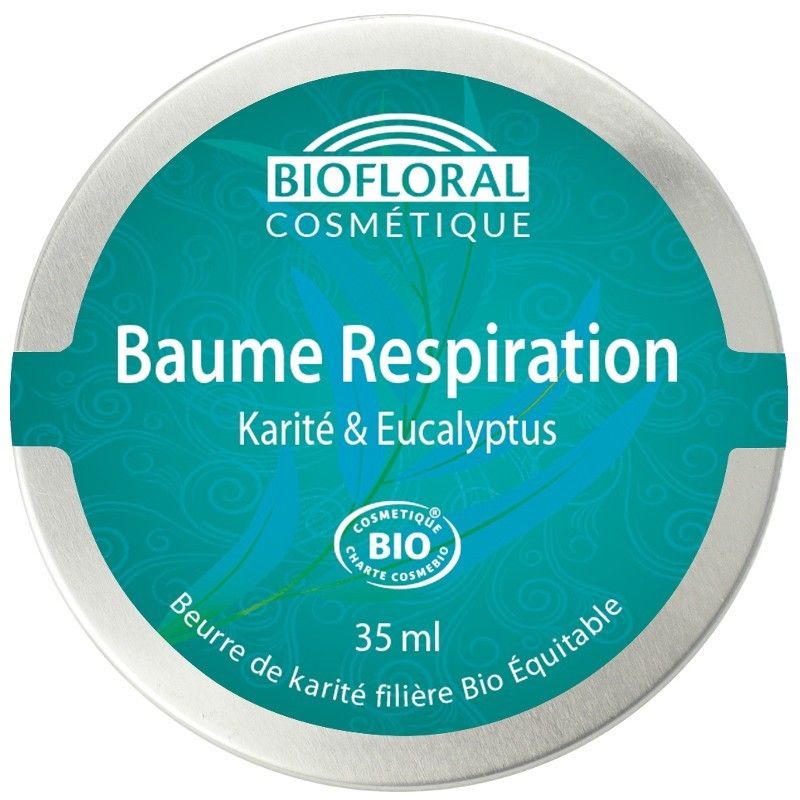 Baume Respiration Bio au Karité & Eucalyptus - 35 ml - Biofloral