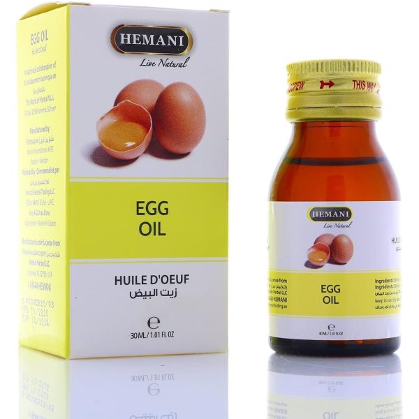 Huile d'Œuf (Egg Oil) - 30 ml - 100% Naturelle - Hemani