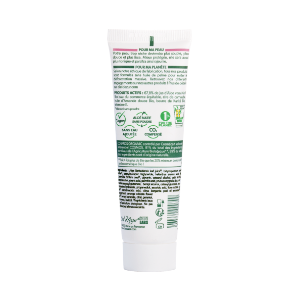 Crème de Jour Bio Visage - 67% d'Aloe Vera - 50 ml - Pur'Aloé