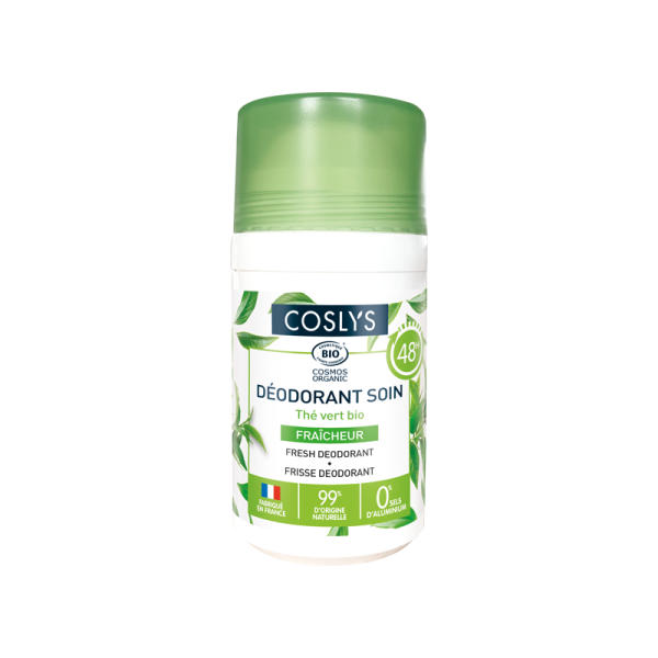 Déodorant Bio Soin Fraîcheur - Aloe Vera et Thé vert - 50ml - Coslys