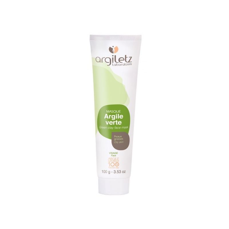 Argile Verte (Masque) - Peaux grasses - 100g - 100% naturelle - Argiletz