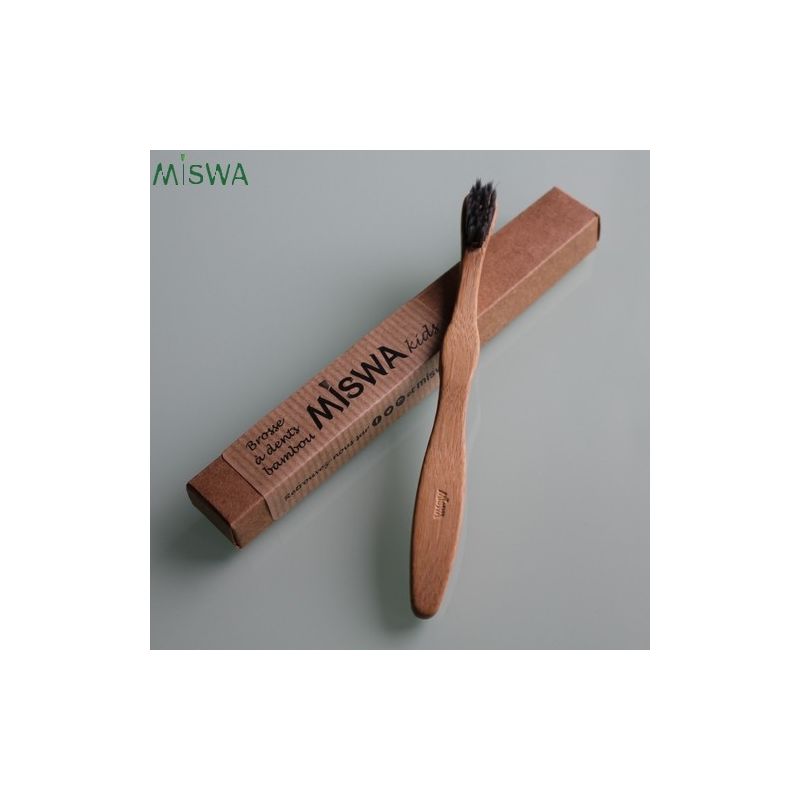 Brosse à dents en bambou pour enfant Miswa KIDS