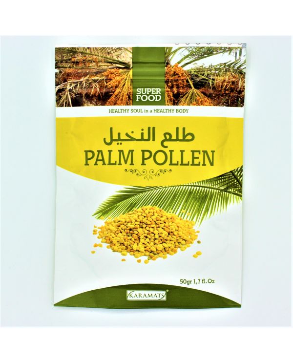 Pollen de Palmier en poudre - 100% naturel - 50g - Super Food - Karamats