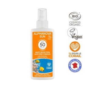 Spray Solaire Bio SPF 50 - Adulte - 125g - Alphanova